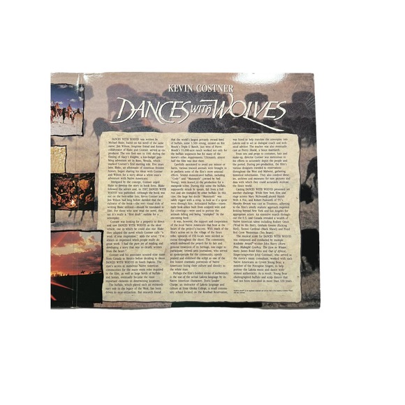 Dances with Wolves Kevin Costner Laser Disc 2 Disc Set - Picture 3 of 4